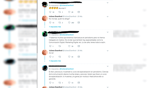 Beto Ortiz lanza comentario irónico tras la respuesta de Juliana Oxenford a un 'hater'