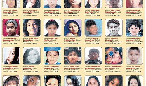 Arequipa es la región con más niños desaparecidos