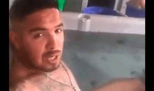 Instagram: Semidesnudo, Juan Vargas fue captado en curioso video