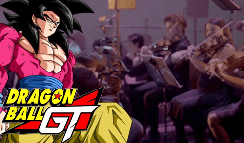 Miles de fans de Dragon Ball Super se han emocionado, luego de escuchar a esta orquesta sinfónica tocando la canción más famosa de Dragon Ball GT. Foto: Captura. dragon ball super
