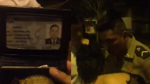 Policía agrede a su pareja en vía pública.
