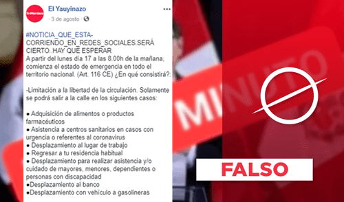 estado de emergencia