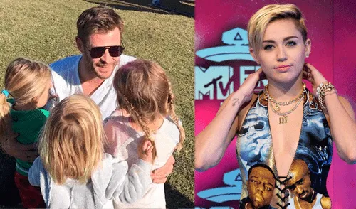 Miley Cyrus: ¿Qué piensan los hijos de Chris Hemsworth y Elsa Pataky de la famosa?