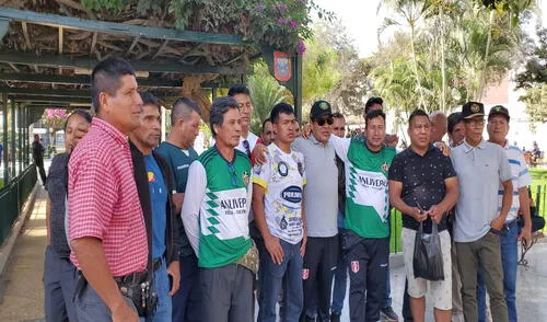 Reservistasd escartan relación con Antauro Humala. Foto: Almendra Ruesta.