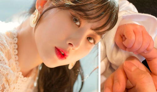 Moon Hyuna presentó a su bebé recién nacido, Bandi. Crédito: Instagram
