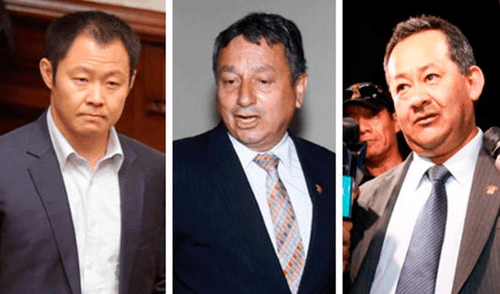 Inician proceso para sacar a Kenji, Ramírez y Bocángel del Congreso