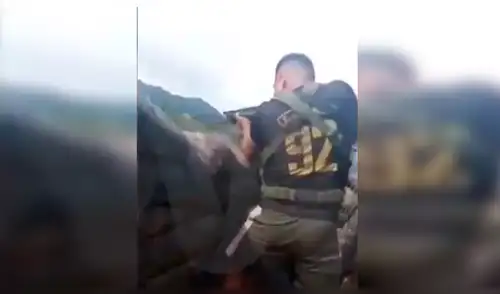 Atentado terrorista en el Vraem. Foto: Captura