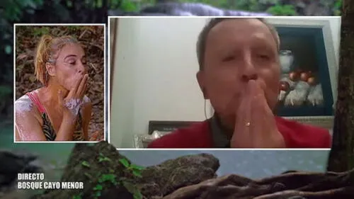 El torero le dedicó cumplidos a la diseñadora y le animó a continuar en la competencia. (Foto: Telecinco)