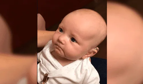 YouTube: La conmovedora reacción de una bebé sorda al escuchar a su madre por primera vez [VIDEO]