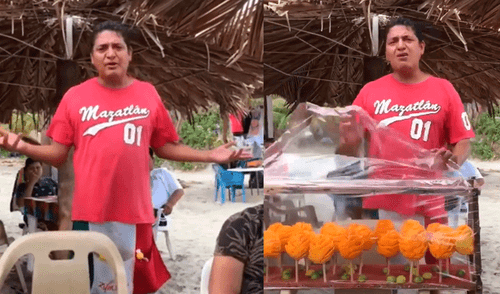 Vía Facebook: vendedor de mangos se hace viral su peculiar forma de ofrecerlos [VIDEO]