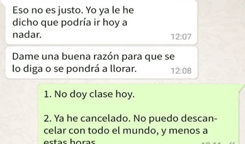 WhatsApp: mujer exige a maestra que enseñe gratis a su hijo y genera indignación por detalle [FOTOS] 