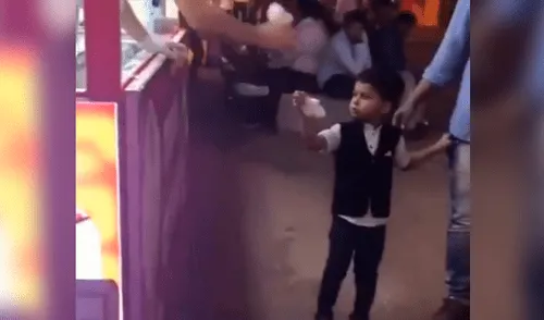 Facebook: Pequeño fue 'troleado' por vendedor de helado y tomó esta drástica acción