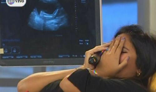 Melissa Paredes se quiebra en vivo al conocer el sexo de su bebé [VIDEO]