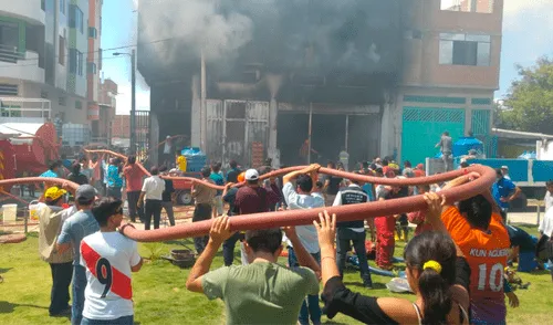 Cajamarca: incendio consume viviendas en Jaén [VIDEO]
