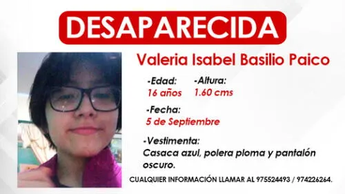 desaparicion cañete menor