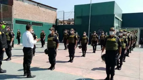 Policías recuperados de la COVID-19. Créditos: La República.