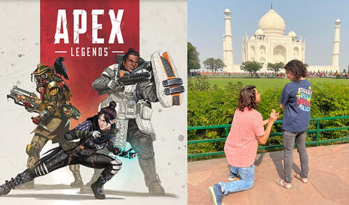 Apex Legends es un videojuego que está disponible en varias plataformas. Foto: composición LR Se conocieron en Apex Legends, ella viajó 6.000 km para conocerlo y él le propuso matrimonio