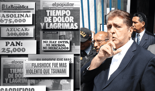 Alan García cuestiona crecimiento económico, pero le recuerdan hiperinflación Alan García cuestiona crecimiento económico, pero le recuerdan hiperinflación