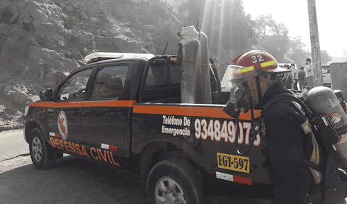 Evacuan a 50 escolares de inicial tras fuga de gas tóxico en Chosica [FOTOS]