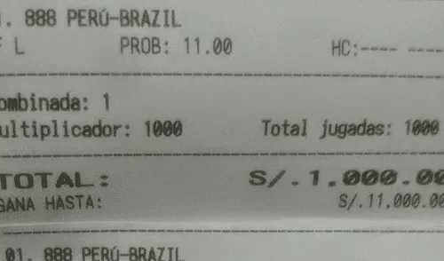 Perú vs. Brasil apuesta