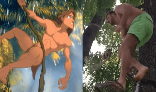 YouTube: intenta lanzarse como Tarzán y protagoniza una bochornosa escena [VIDEO] 