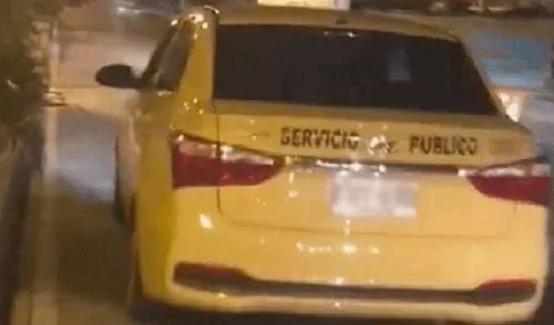 Este es el auto del taxista en Colombia. Este es el auto del taxista en Colombia.