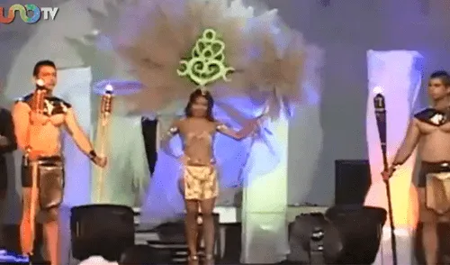 YouTube: Pánico en concurso de belleza al incendiarse traje de candidata [VIDEO]