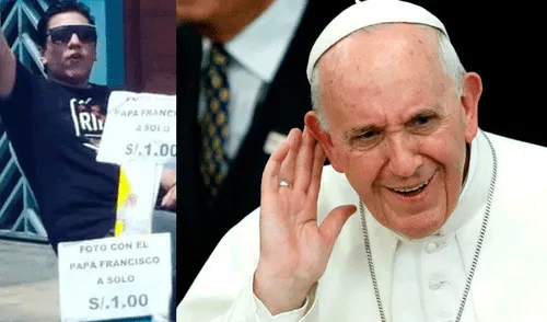 En Facebook, Ofrecía fotos con el papa Francisco a un sol y se viraliza En Facebook, Ofrecía fotos con el papa Francisco a un sol y se viraliza