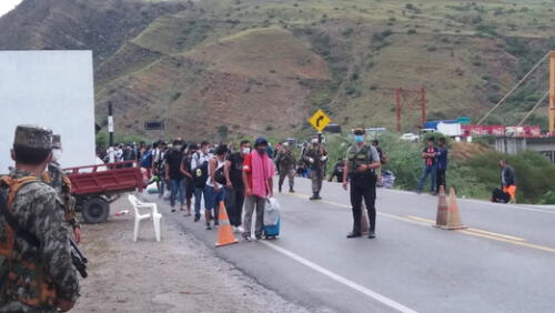 Desplazados en región Amazonas