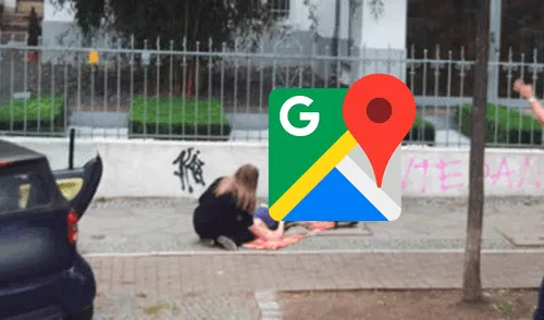 Google Maps capta a mujer dando a luz en plena calle [FOTO]