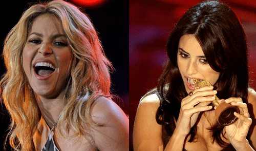 Shakira y Penélope Cruz son captadas en salida nocturna [VIDEO] 