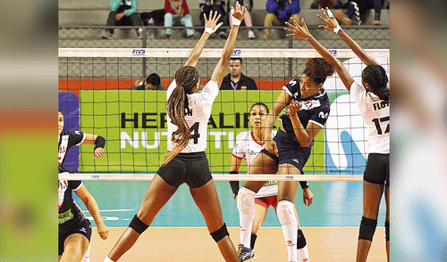 Selección peruana de vóley.