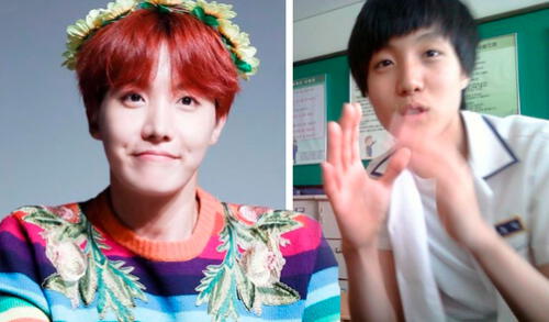BTS: Hoseok y sus fotos de estudiante se vuelven viral. Crédito: Twitter BTS: Hoseok y sus fotos de estudiante se vuelven viral. Crédito: Twitter