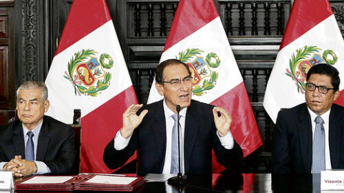 Vizcarra descarta cuestión de confianza ante salida de Chávarry
