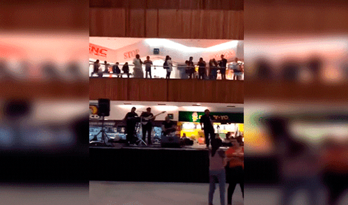 Facebook viral: Centro comercial se inunda y músicos aprovechan en tocar canción de 'Titanic' [VIDEO]