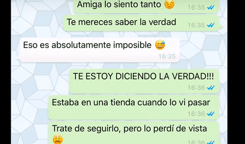 WhatsApp: Intentó advertir a su amiga de la infidelidad de su novio y terminó en ridículo [VIDEO]