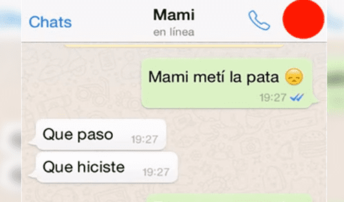 WhatsApp: Le dice a su mamá que se convertirá en abuela y así reaccionó WhatsApp: Le dice a su mamá que se convertirá en abuela y así reaccionó