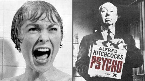 Alfred Hitchcock. Créditos: Composición