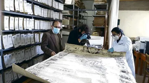 valor. El mapa del Perú dibujado en litografía en 1862. valor. El mapa del Perú dibujado en litografía en 1862.