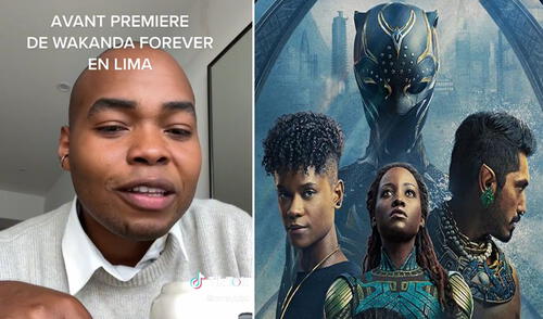 El preestreno de "Pantera Negra 2" en Lima es cuestionado en redes sociales. Foto: composición LR/@mrayubu/Marvel