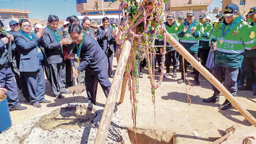 Ampliación. Se construirán más ambientes para el puesto.