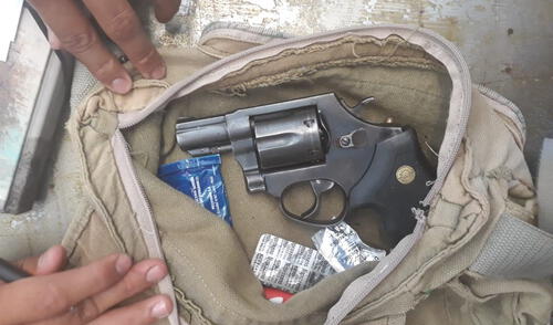 Piura: Policía captura a tres 'marcas' con armas y municiones