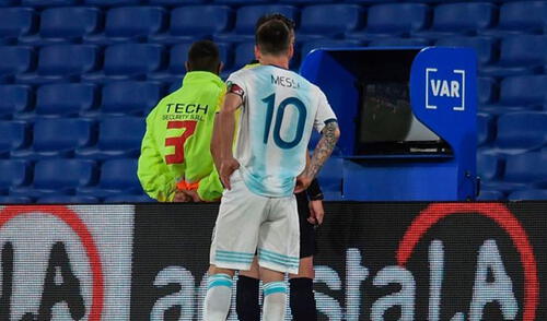 Lionel Messi lleva un gol en estas eliminatorias. Foto: captura de video/ESPN Lionel Messi