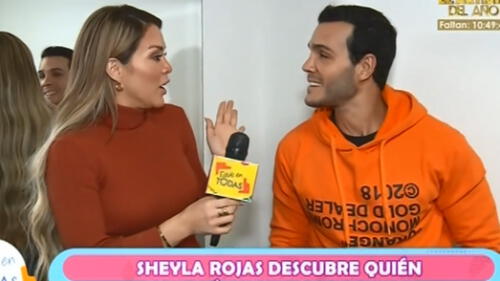 Sheyla Rojas  expone a Mario Irivarren con bolso de maquillaje y él le recuerda “arreglitos” en el rostro