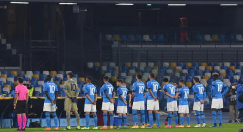 Diego Maradona fue el ídolo máximo del Napoli. Foto: EFE Napoli | Diego Maradona