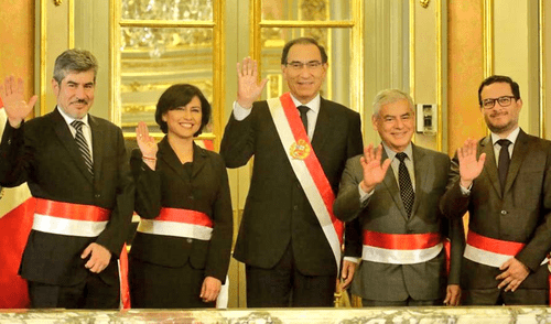 Presidente Vizcarra tomó juramento a ministros de Turismo, Trabajo y Cultura