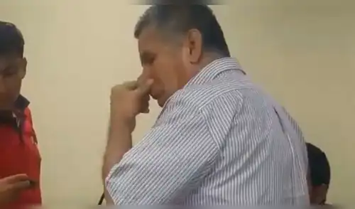 Chiclayo: exregidor investigado por corrupción llora durante audiencia [VIDEO]