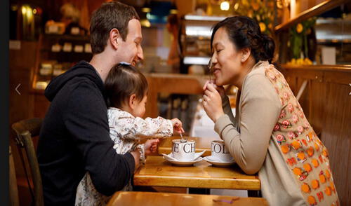 Mark Zuckerberg conmueve Facebook con emotivo post de la primera cita con su esposa