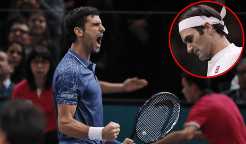 Djokovic clasificó a la final del Masters de París tras vencer a Federer [VIDEO]