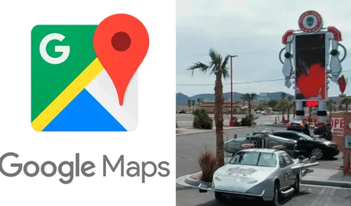 Google Maps viral: el "marcianito 100% real" es captado en desierto [FOTOS]